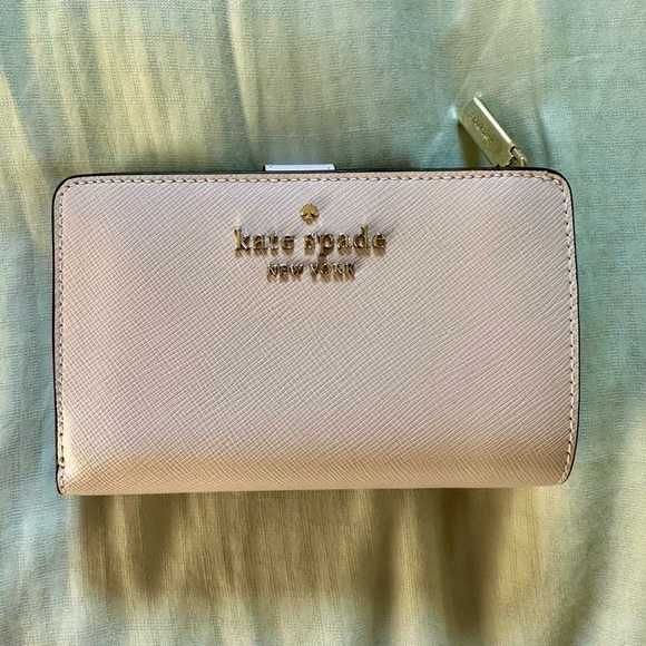 kate spade Handbags - Kate Spade Staci Lilac Moonlight Saffiano Leather Bifold Wallet